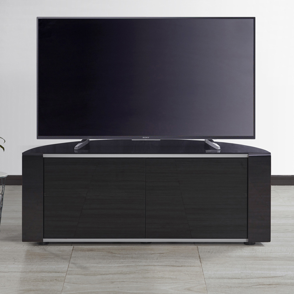 MDA Designs Sirius 850 2 Door Black TV Cabinet Image 8