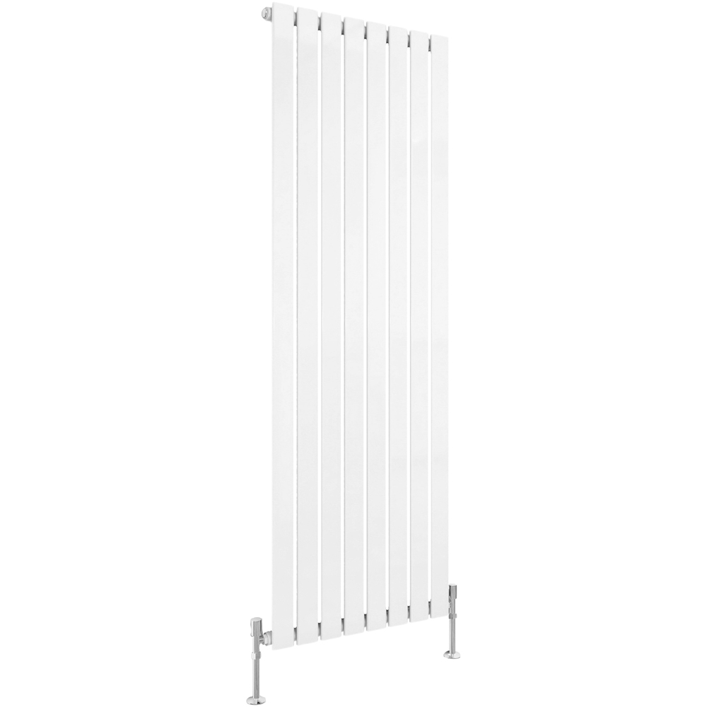 Stech Homes 3971 BTU White Single Panel Vertical Flat Radiator 1800 x 544mm Image 1