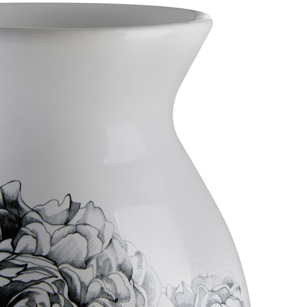 Premier Housewares Medium White Ceramic Vase Image 4
