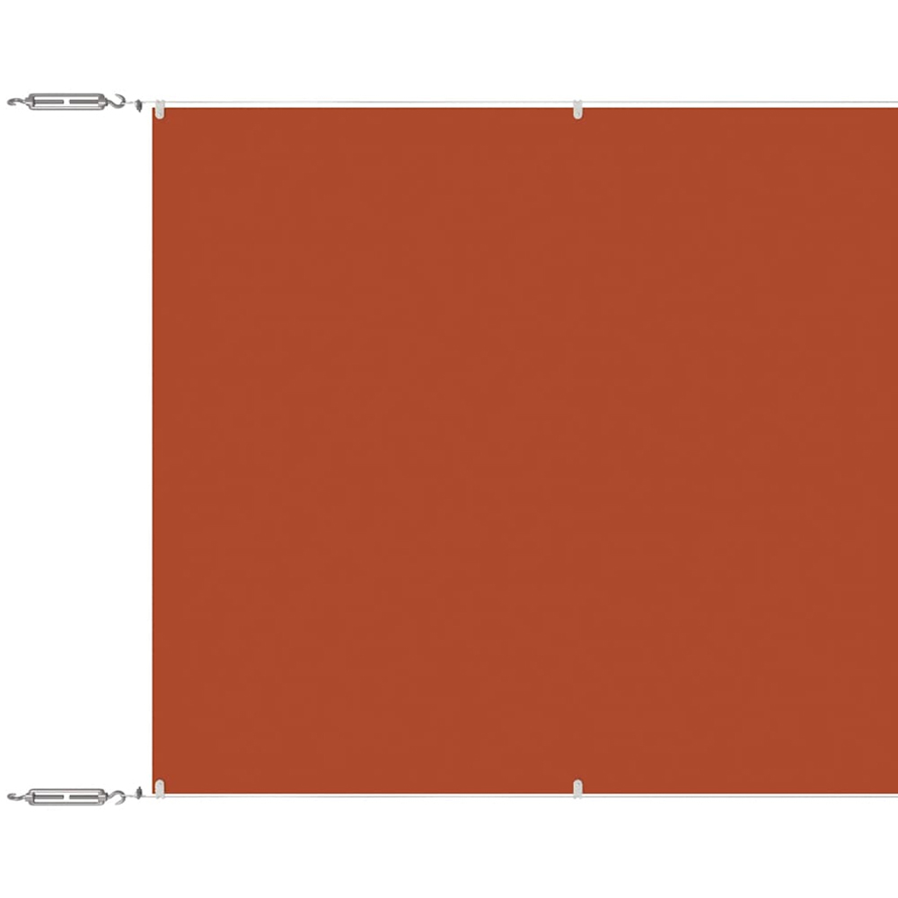vidaXL Red Oxford Fabric Vertical Awning 1 x 12m Image 2