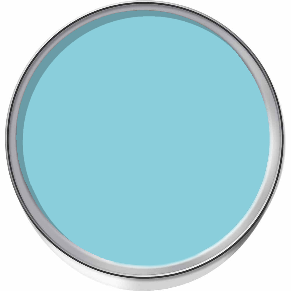Wilko Walls & Ceilings Turquoise Matt Emulsion Paint 2.5L Image 3