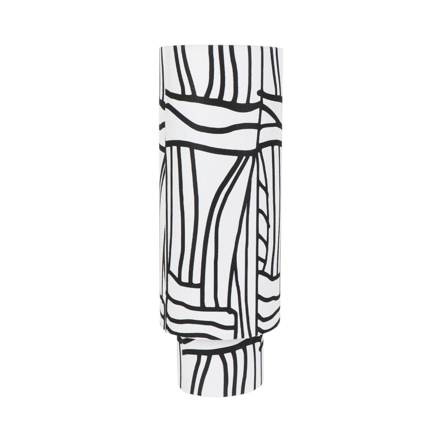 Kenzie Pattern Table Lamp Monochrome Image 1