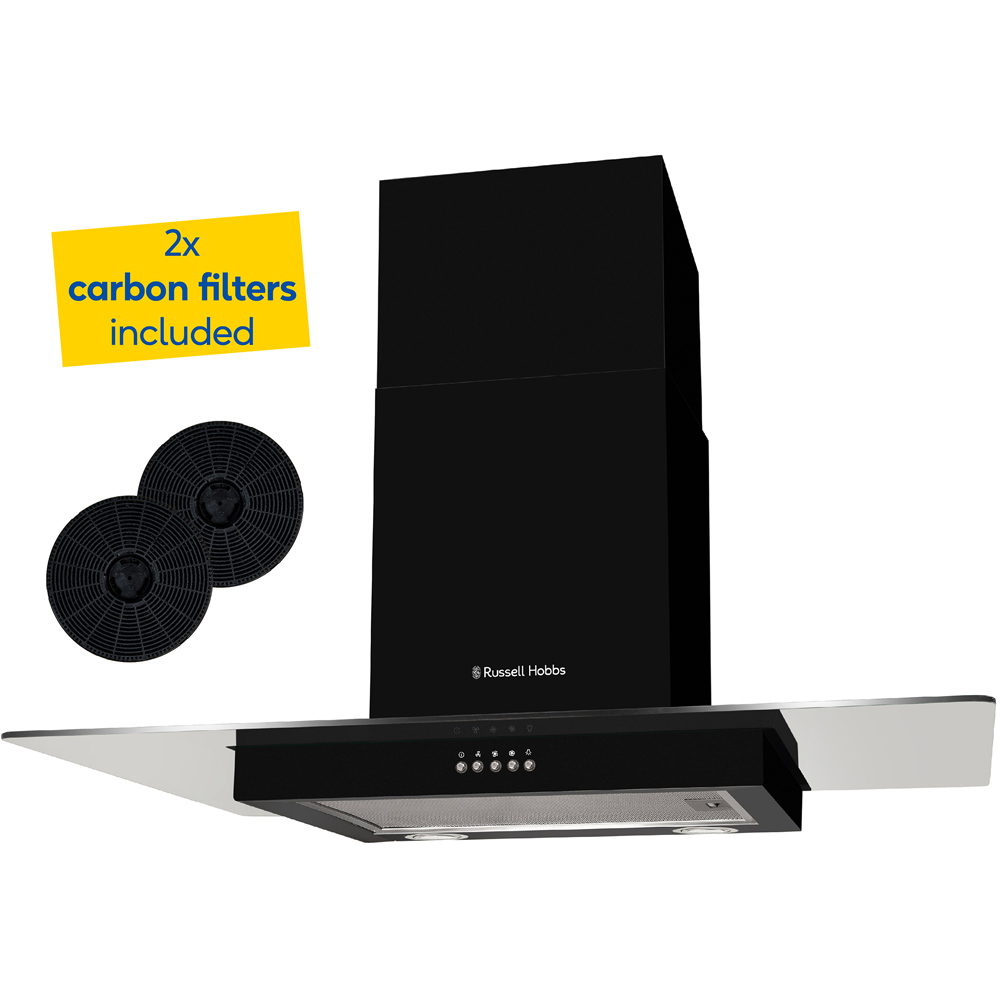 Russell Hobbs RHFGCH901B Black 90cm Cooker Hood Image 4