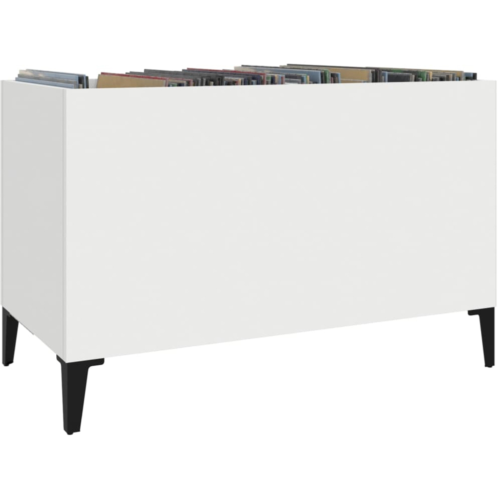 vidaXL White Record Cabinet Image 3