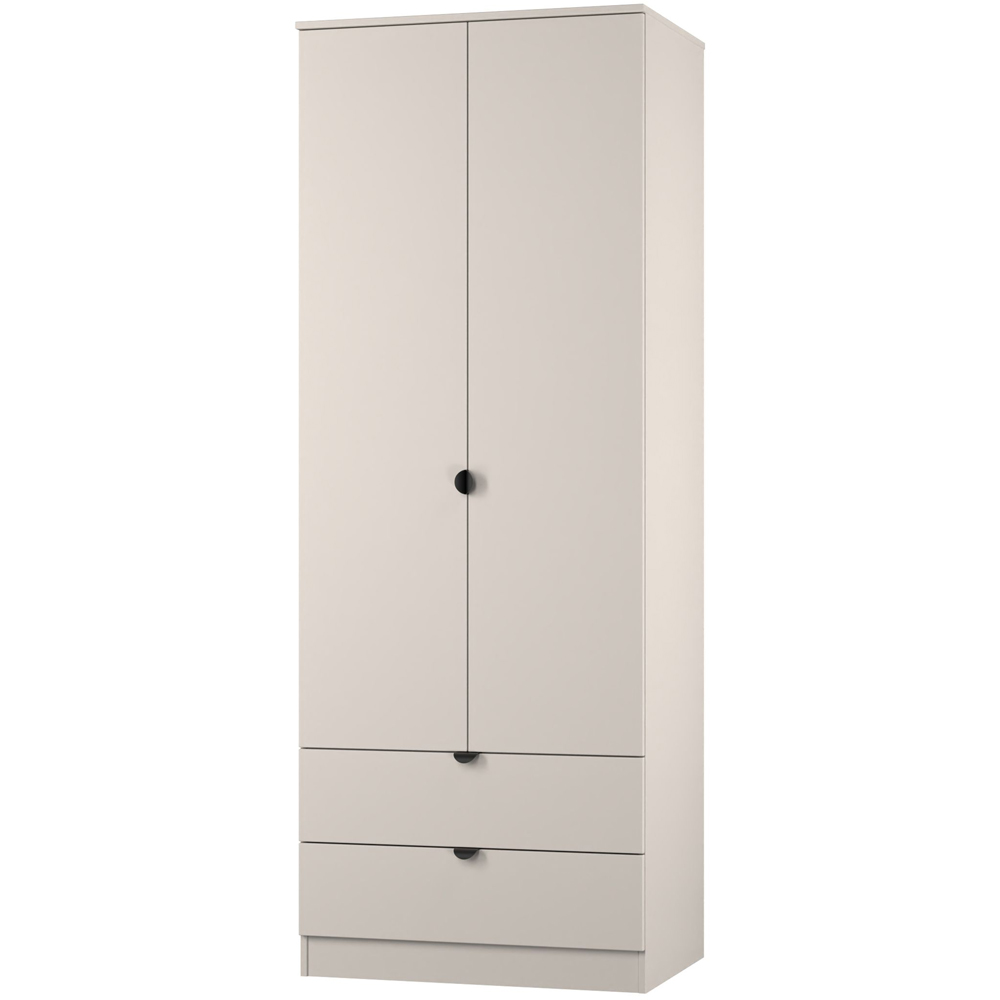 Crowndale Bora 2 Door 2 Drawer Kashmir Matt Tall Double Wardrobe Image 4
