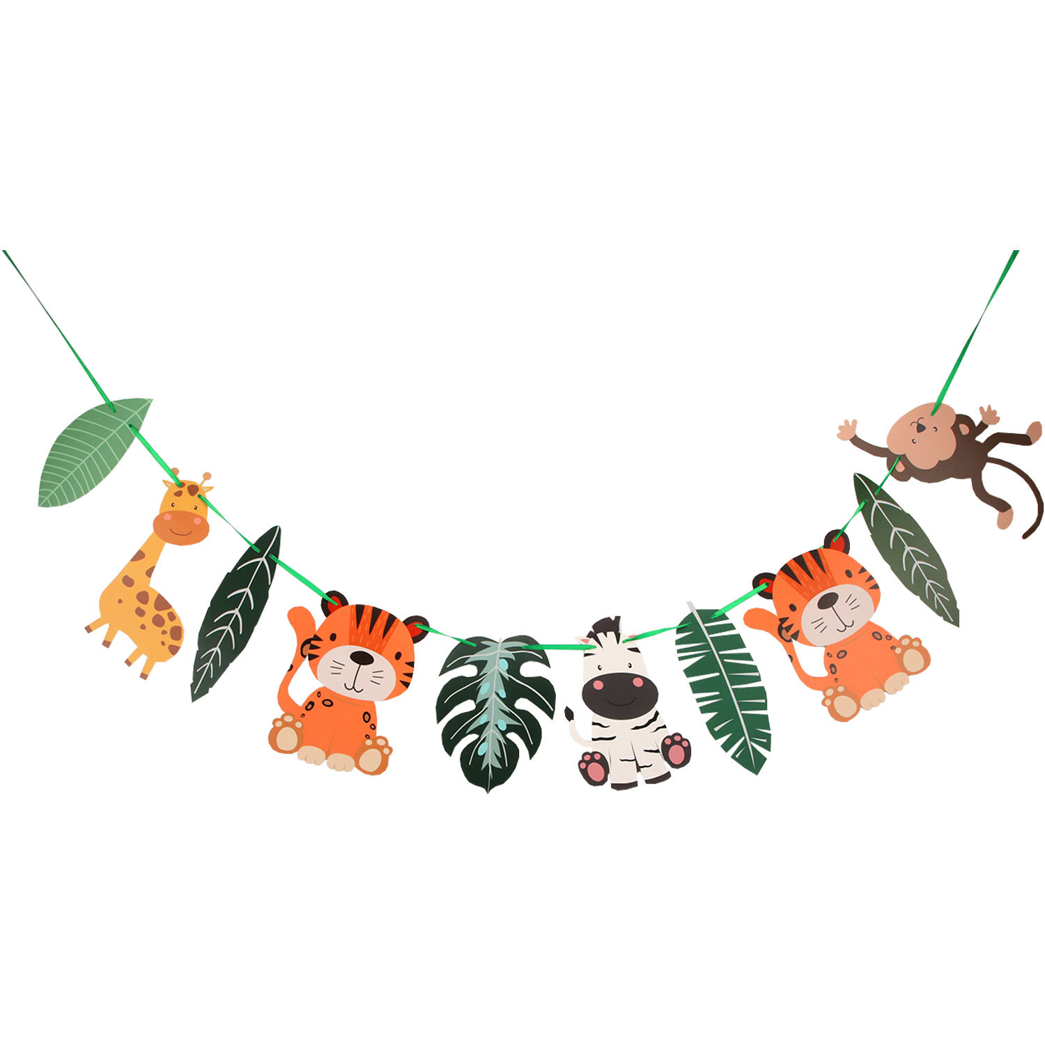 Safari Animal Bunting Party Decoration Image