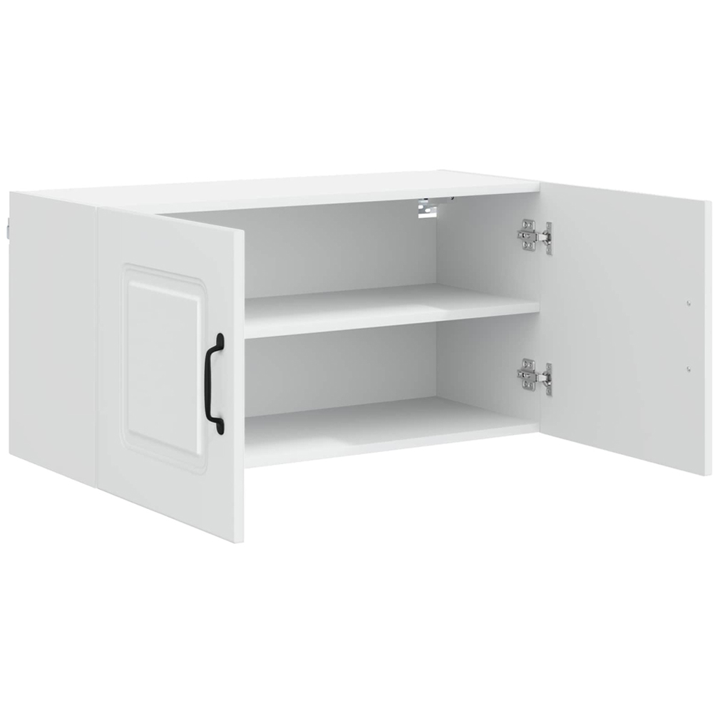 vidaXL Kalmar 2 Door White Wall Kitchen Cabinet Image 5