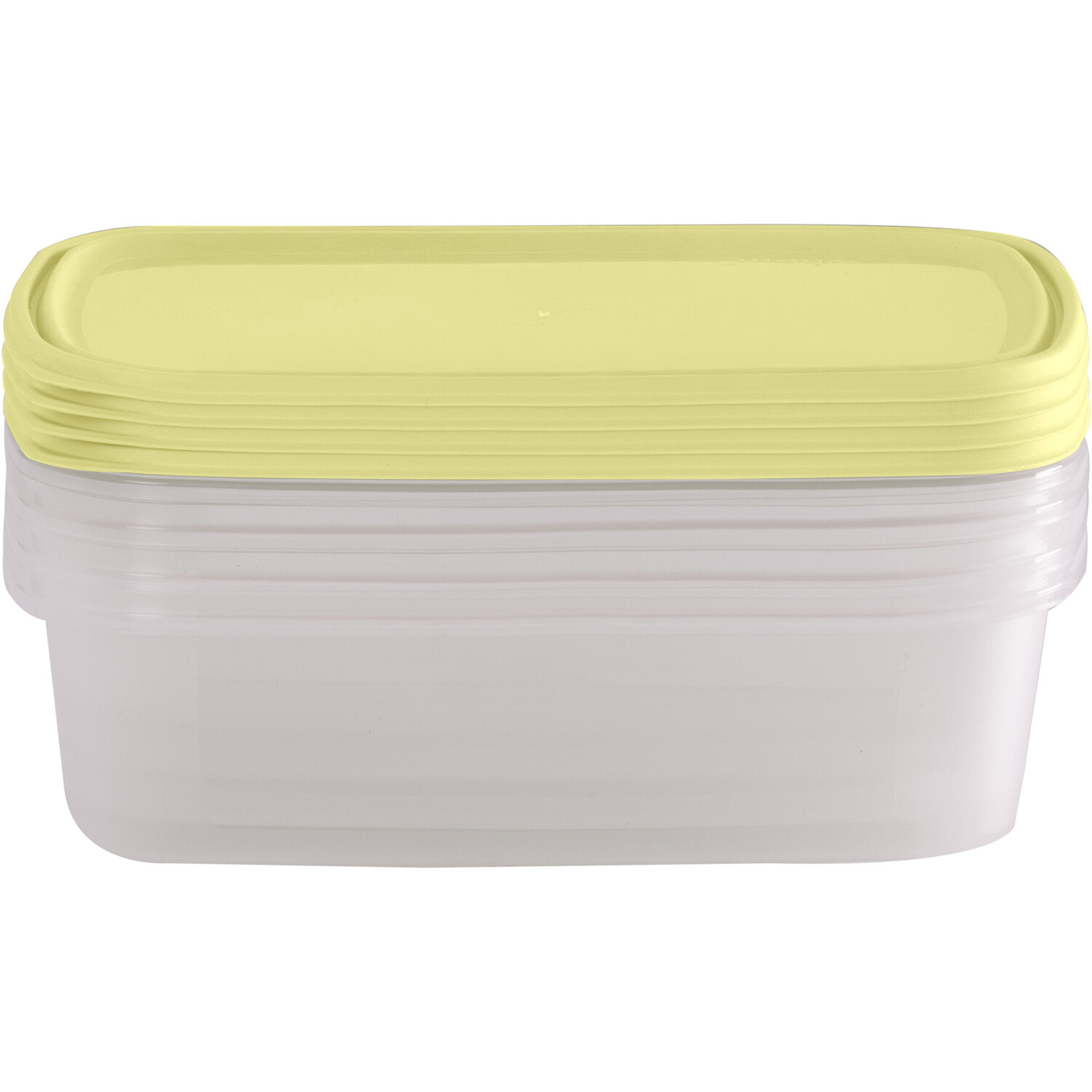 Pack of 4 Wham Food Boxes Yellow Image 3