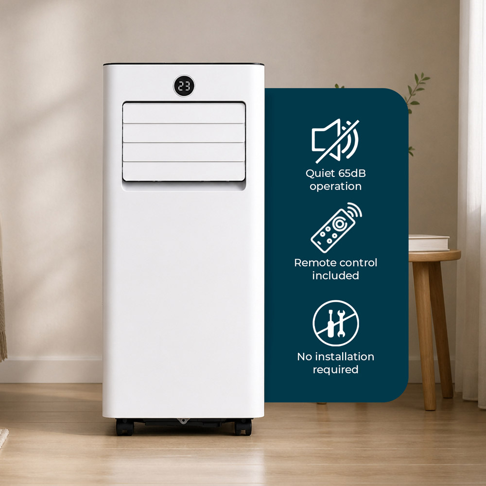 Jack Stonehouse 3-in-1 5000BTU Portable Air Conditioner with Remote Control Image 3