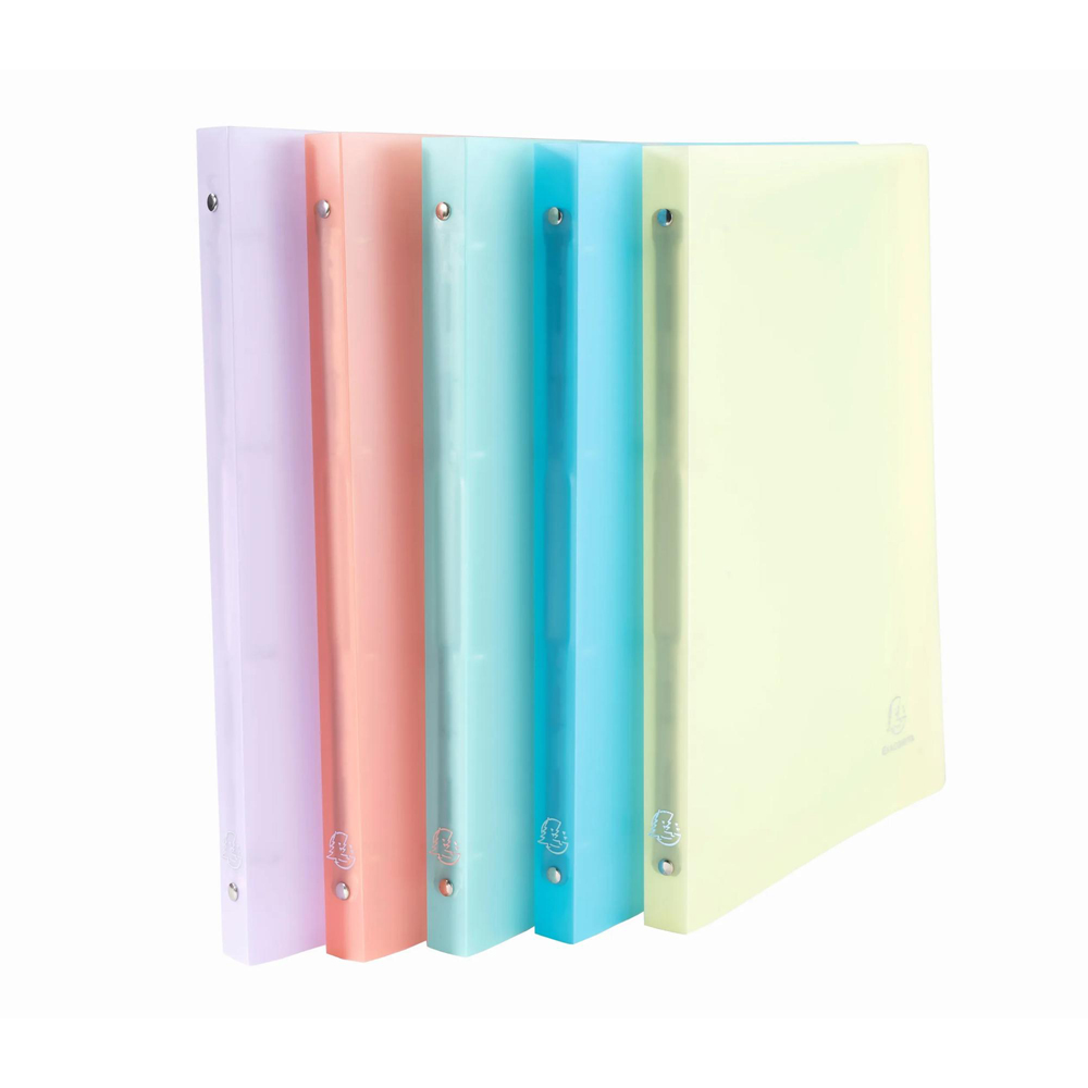 Exacompta Chromaline A4 Multicolour PP 4R Ring Binder 15mm 20 Pack Image 8