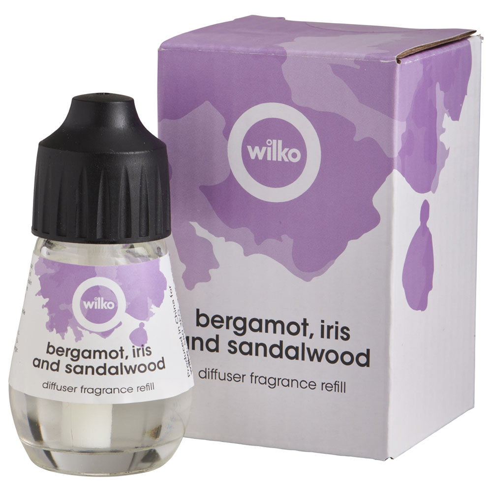 Wilko Bergamot Iris and Sandalwood Diffuser Refill   Image 1