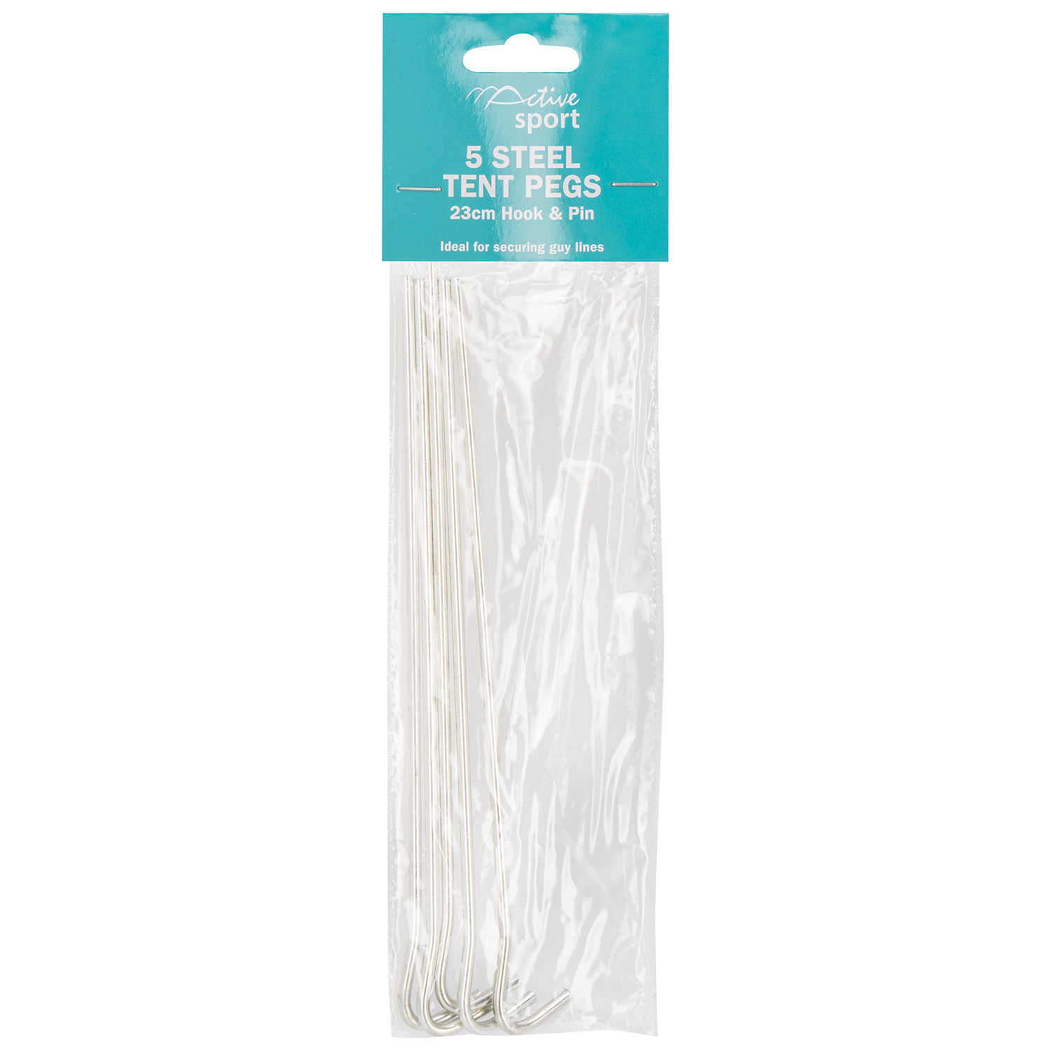 Pack of 5 Hook Tent Pegs Image