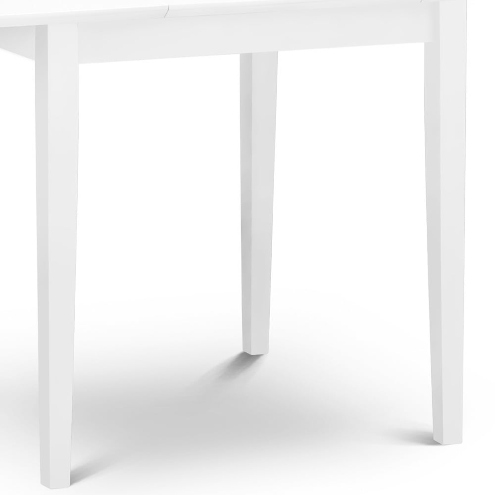 Julian Bowen Rufford Extending Dining Table White Image 7