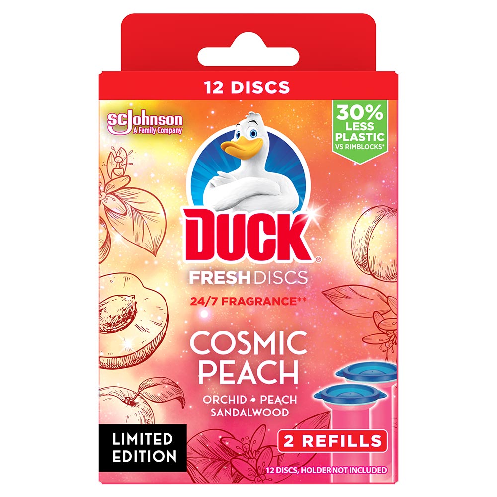 Duck Fresh Disc Refill Peach Image 1