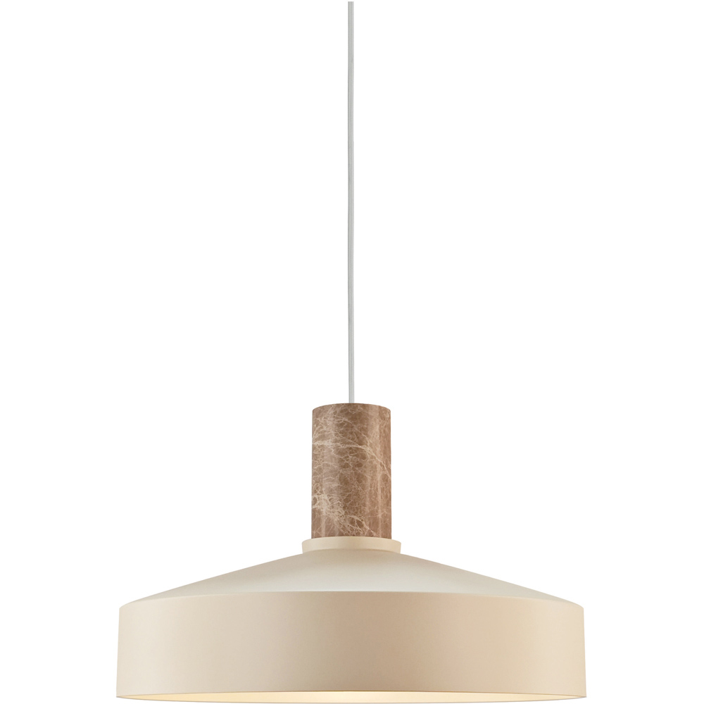 Nordlux Elvas Beige Marble Pendant Light Image 4