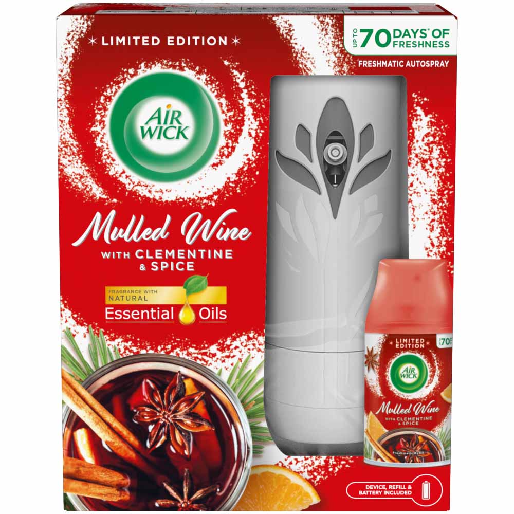 AirWick Mulled Wine with Clementine and Spices Air Freshener 250ml Image