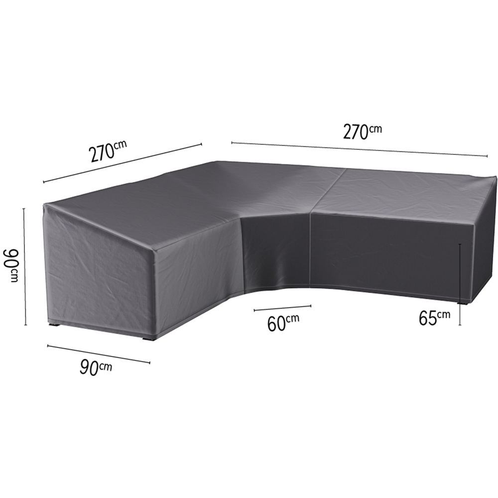 Platinum AeroCover Trapeeze L Shaped Outdoor Sofa Cover 270 x 90cm Image 7