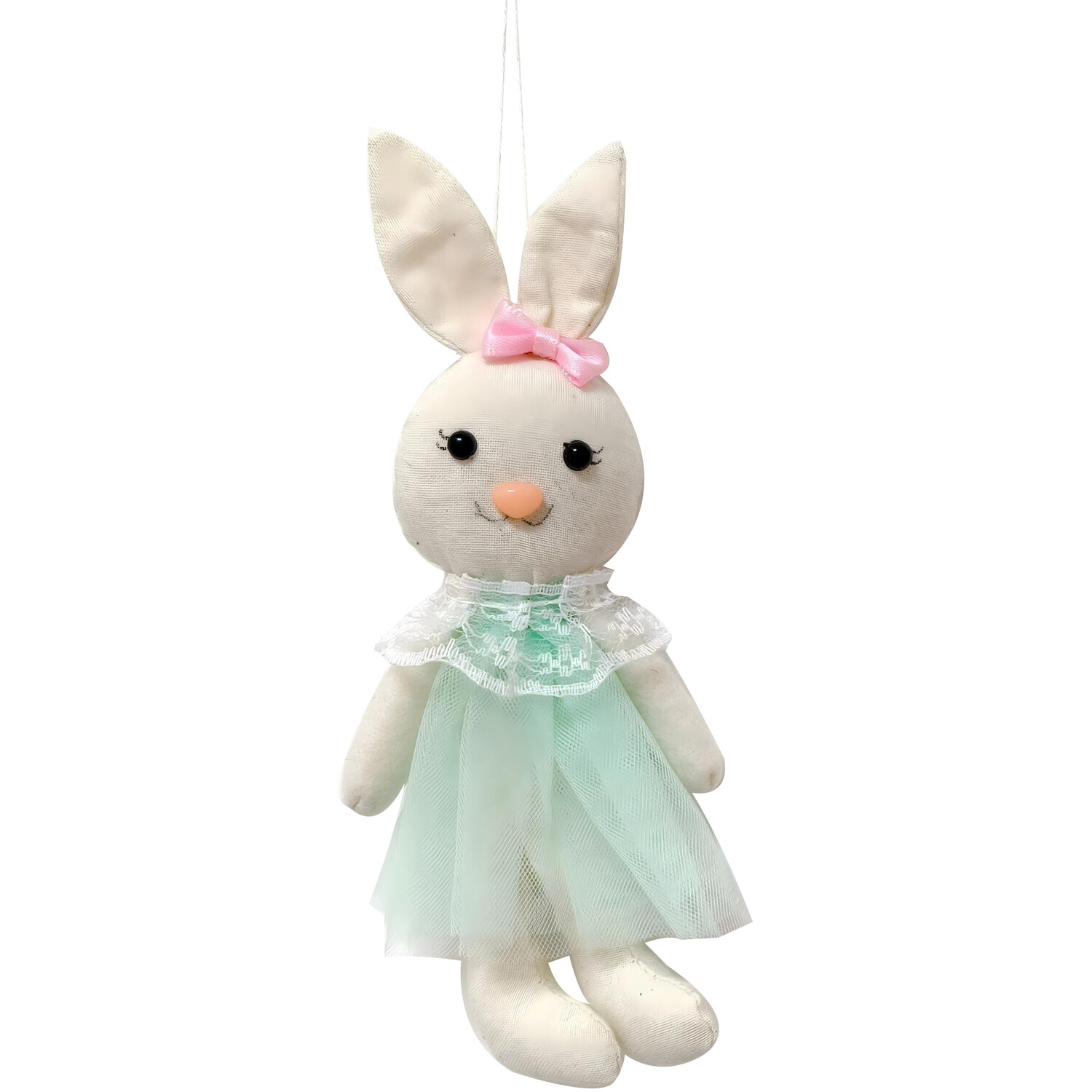 Hanging Bunny In Dress Decoration Image 2