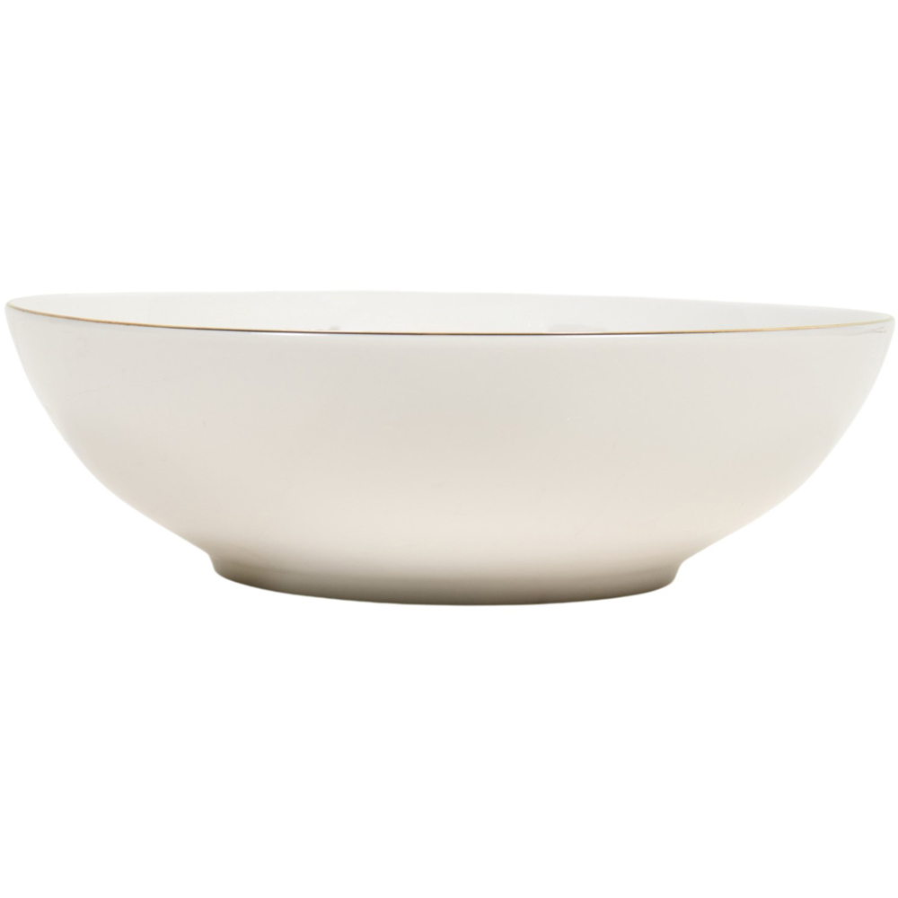 Gold Spruce Serving Bowl White Image 2