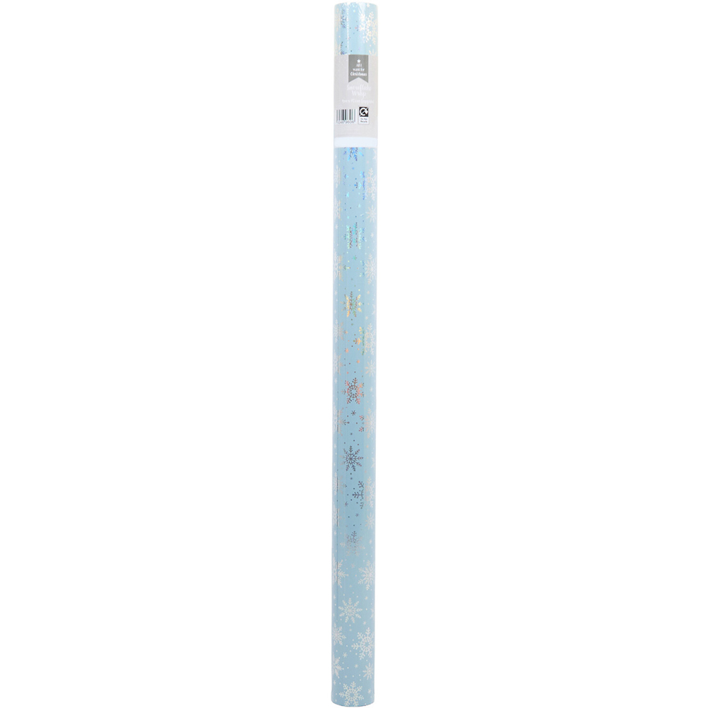 Luxury Iridescent Snowflake Gift Wrapper Image 5