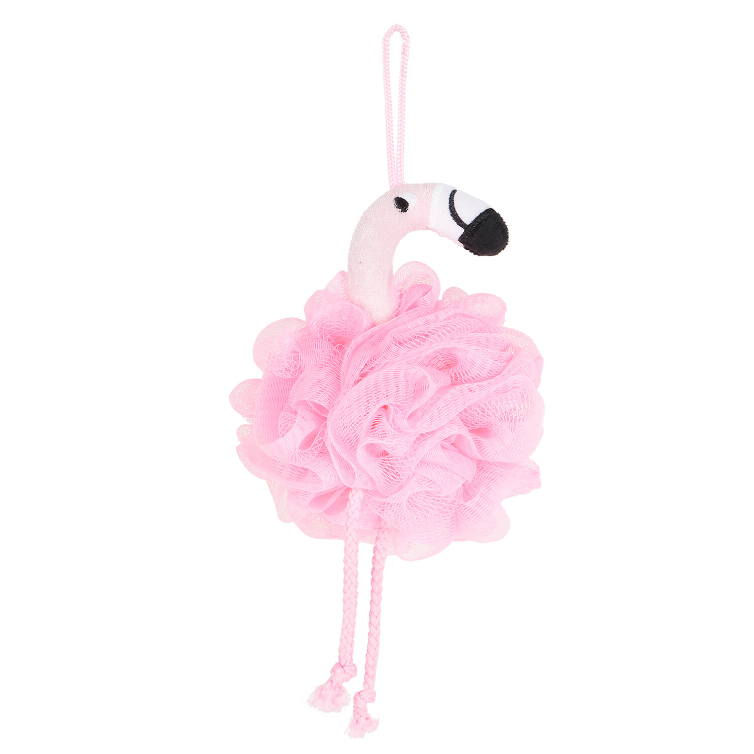 Flamingo Shower Puff Pink Image 2