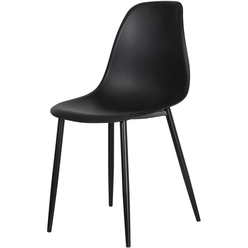 Core Products Aspen Set of 2 Black Curved Chair Image 2