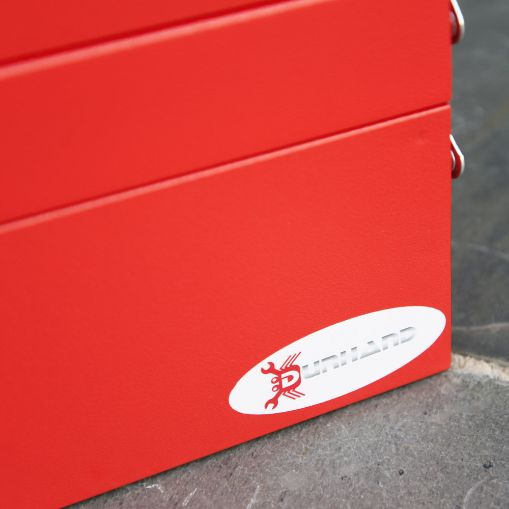 Durhand 5 Tray Red Steel Tool Box Image 6
