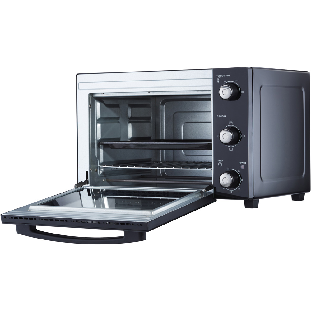 Cooks Professional G4741 Black Mini Oven Black Image 4