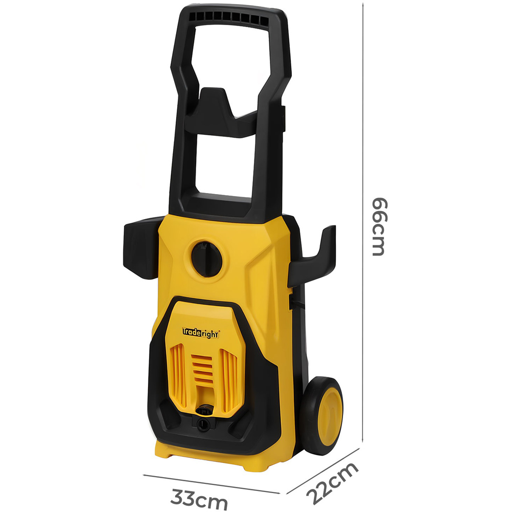 Traderight HW0290-UK 135 Bar High Power Portable Electric Car Pressure Washer with Accessories Image 9