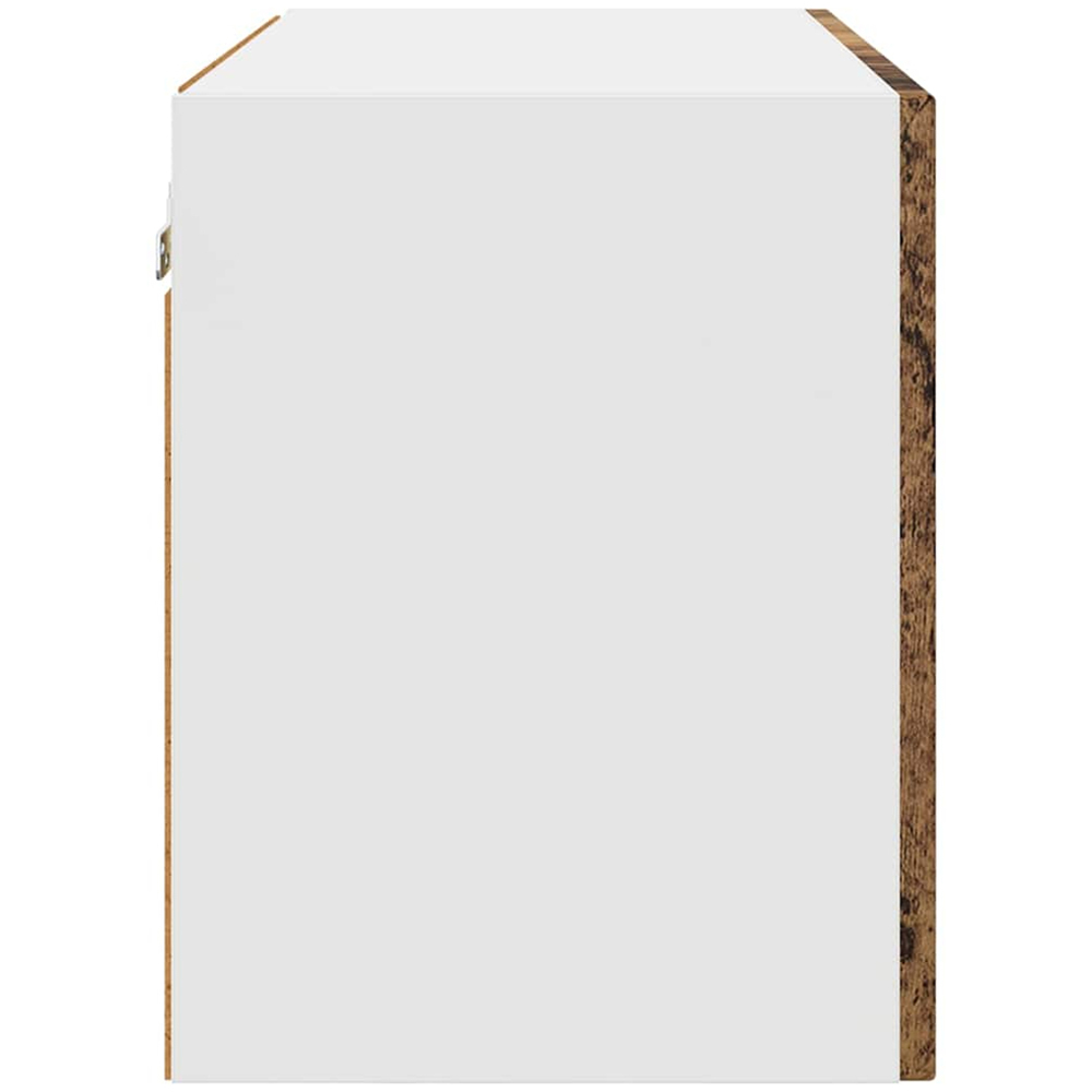 vidaXL Kalmar 2 Door Old Wood Wall Kitchen Cabinet 2 Pack Image 7