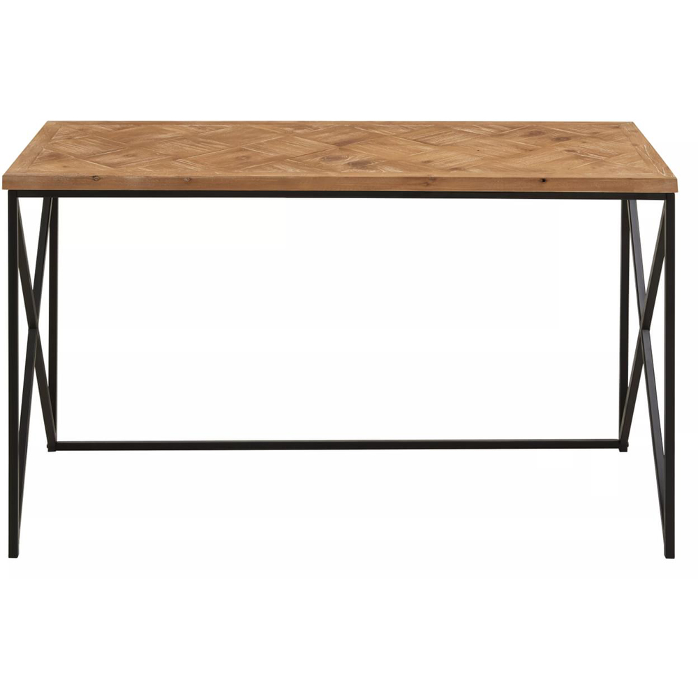 Premier Housewares Kickford Console with Natural Parquet Top Image 2