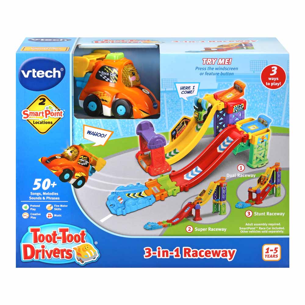 VTech Toot-Toot Drivers 3-in-1 Raceway Image 5