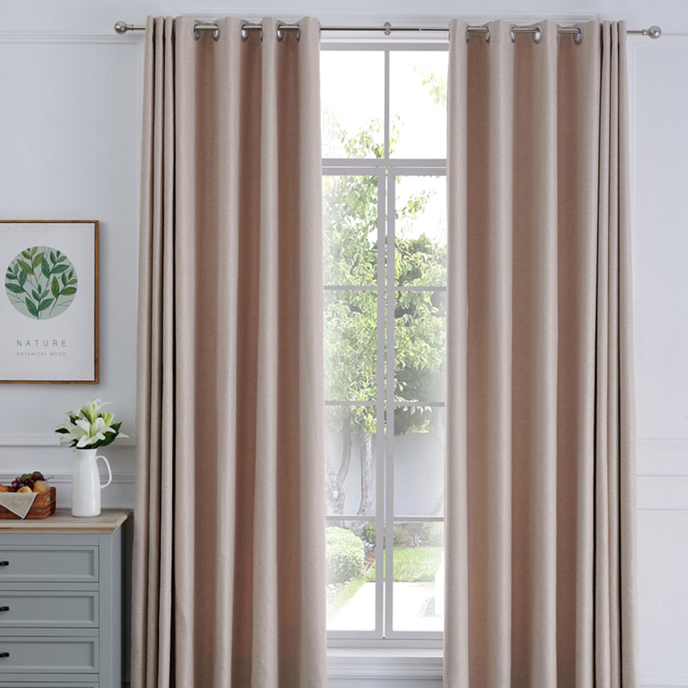 Homemaker 110-300cm Extendable Steel Curtain Ball Pole Image 6