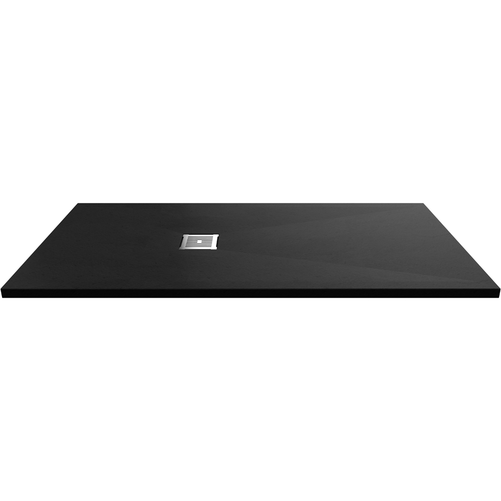 nuie Slate Black Rectangular Shower Tray 1600 x 800mm Image 1