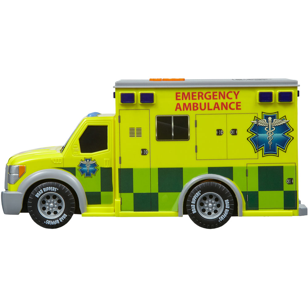 Nikko Road Rippers Rush and Rescue Yellow Ambulance Image 2