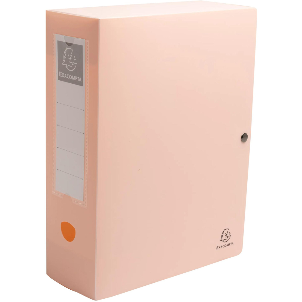 Exacompta Assorted Colour Recycled Snap Back Filing Box 5 Pack Image 3