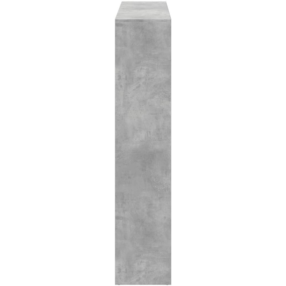 vidaXL 16 Shelf Concrete Grey Bookcase Image 5