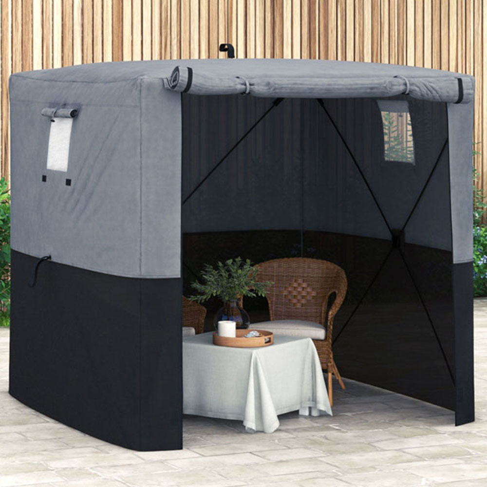 Outsunny 2 x 2m Black Pop Up Gazebo Image 1