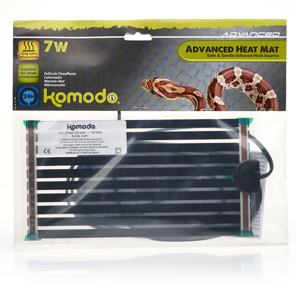 Komodo Advanced Black 7W Reptile Heat Mat Image 2