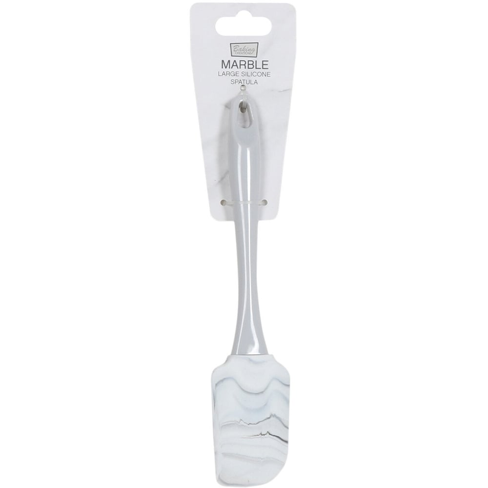 Grey Marble Silicone Spatula - Large Image
