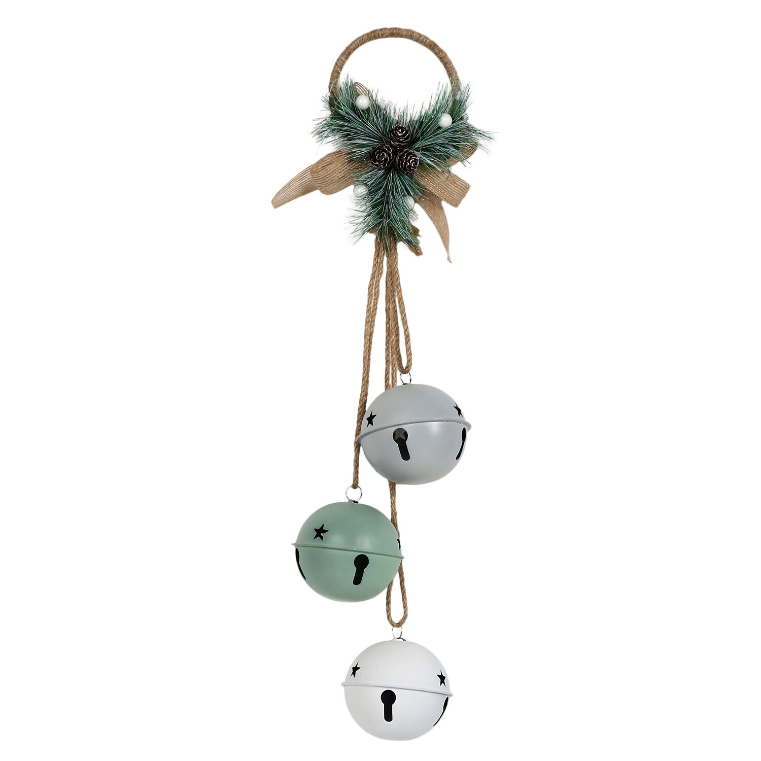 Single Giant Bell with Foliage Hanging Decoration in Assorted styles Image 2