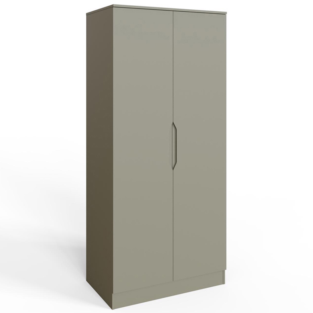 FWStyle Luno 2 Door Green Modern Wardrobe Image 2
