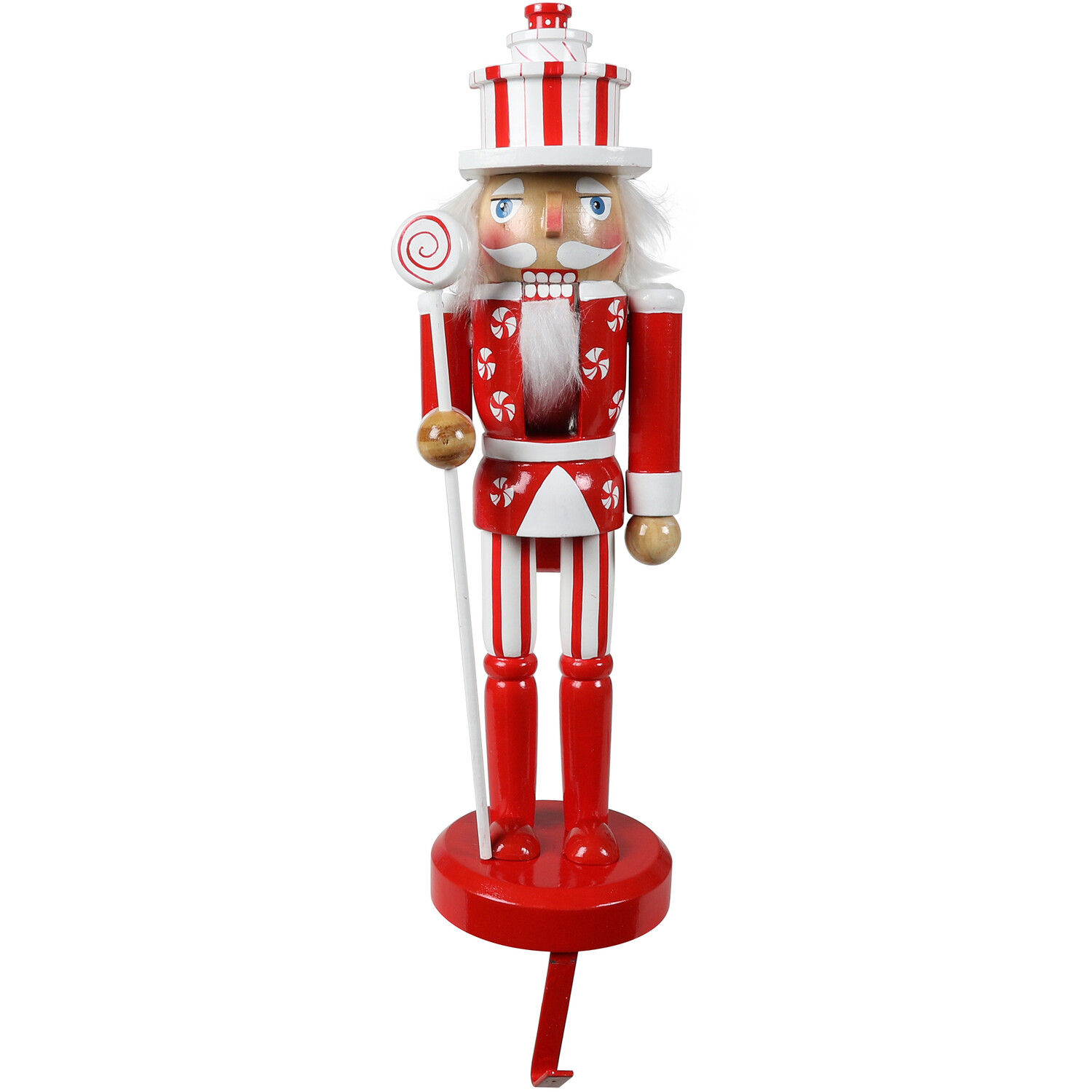 Candy Cane Nutcracker Stocking Holder Image 1