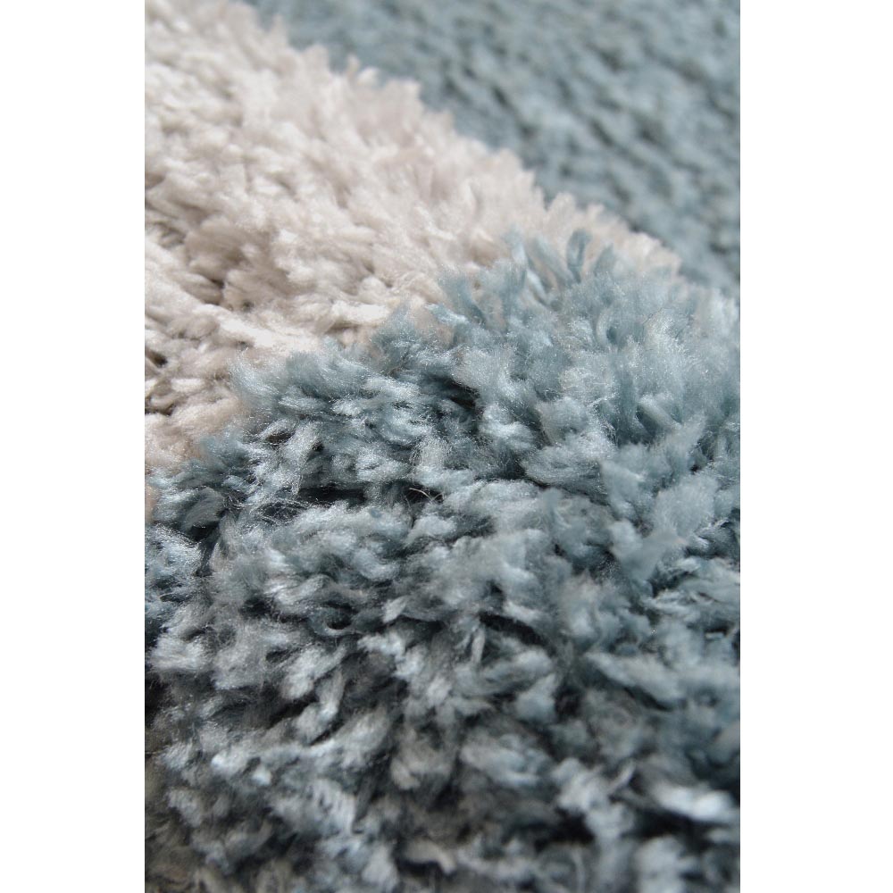 Homemaker Duck Egg Blocks Snug Shaggy Rug 160 x 230cm Image 2