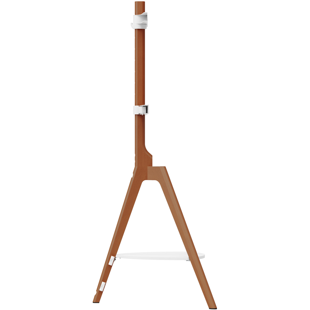 TTAP Tripod Single Shelf Light Wood Floor TV Stand Image 4