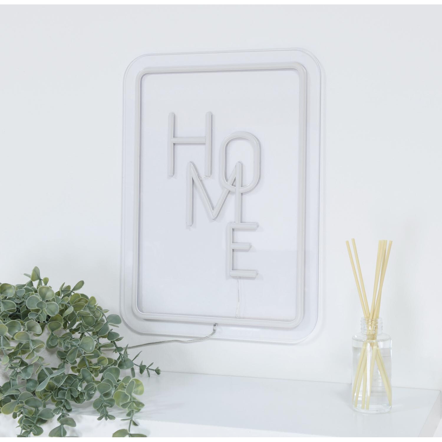 Home LED Neon Sign - Warm White Image 2