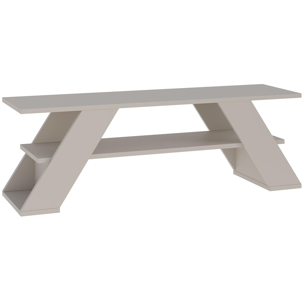 Decortie Farfalla Single Shelf Sandstone TV Unit Image 2