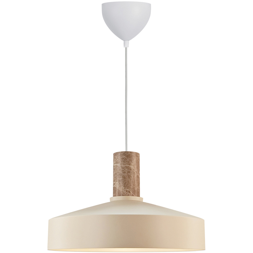 Nordlux Elvas Beige Marble Pendant Light Image 1
