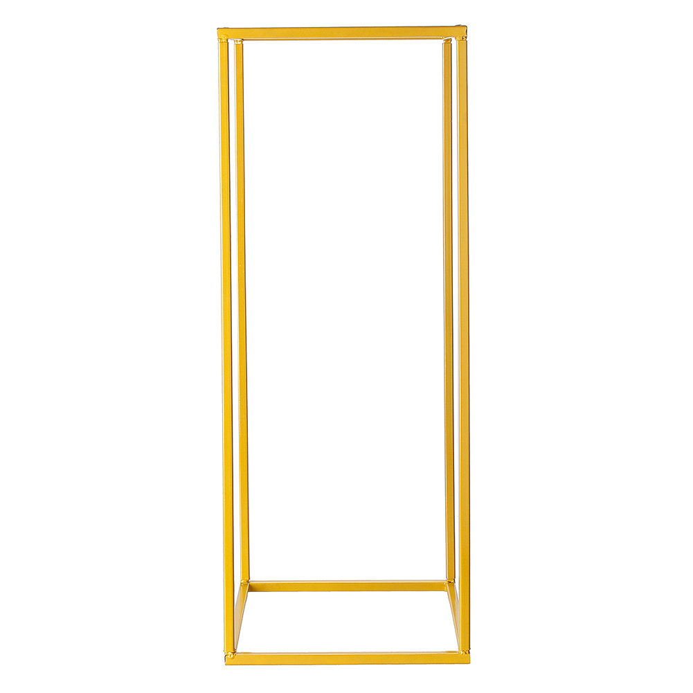 Living and Home Wrought Flower Stand Golden Rack Image 1