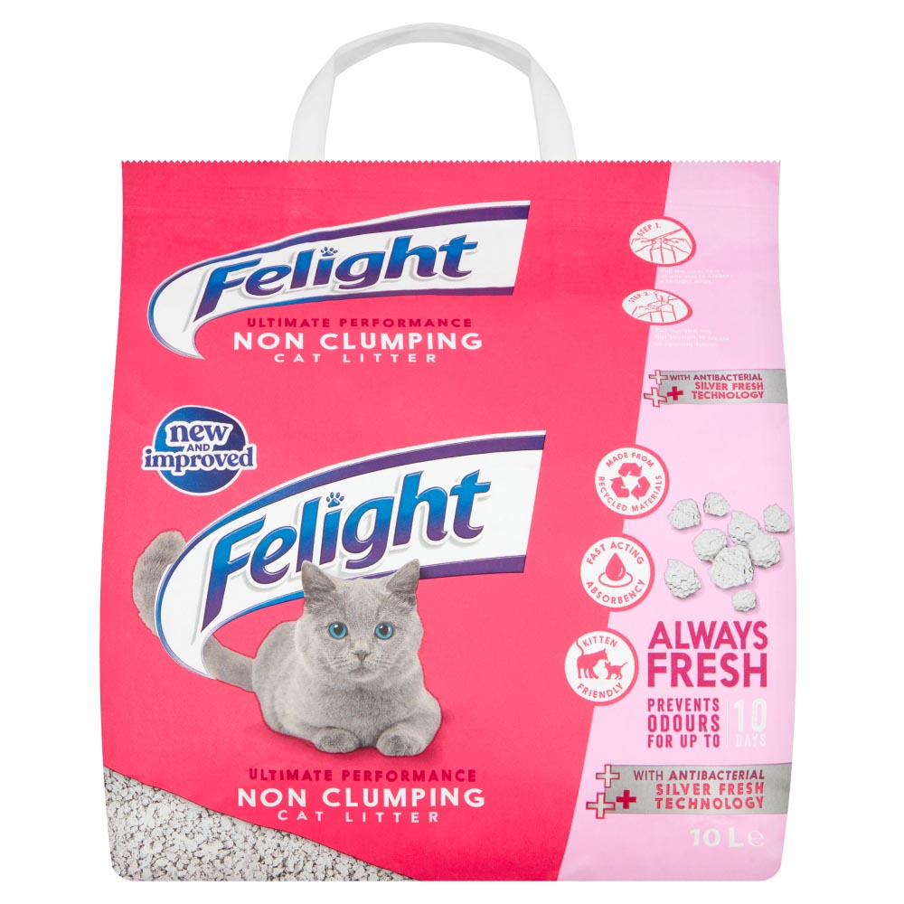 Felight Non Clumping Cat Litter 10L Image 1